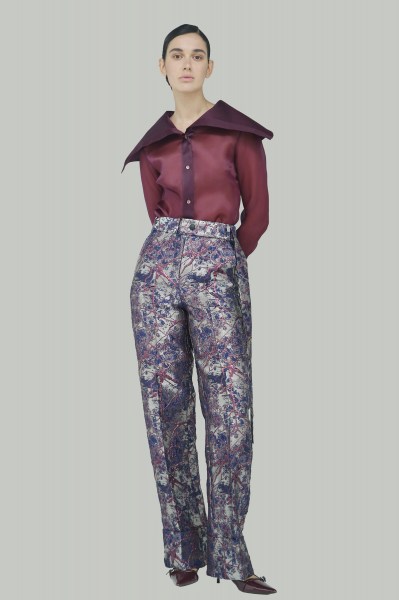 Camicia collo sciallato FW25C02 04