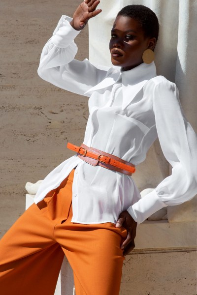 Grace camicia in seta Aza Lea